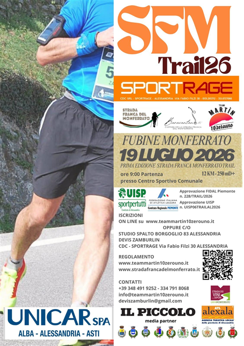 SFM trail 2026 - prima edizione