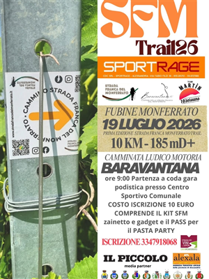 "SFM Trail 2026" - Strada Franca Monferrato